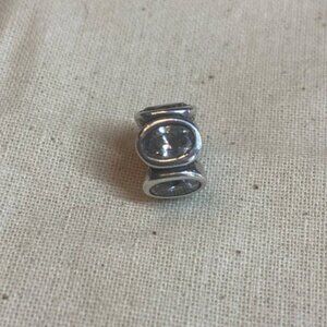 Pandora Retired Oval Lights Clear CZ Bead Charm